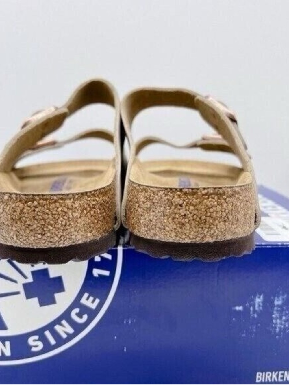 Birkenstock Women's Two-Strap Sandals in Light Brown Suede - Picture 4 of 5